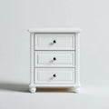 Classic Style Wooden 3-Drawer Chest of Drawers 75x40x85 cm - White